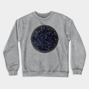 Map Of The Night Sky Crewneck Sweatshirt